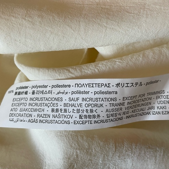 NWT Zara ecru blouse - Picture 8 of 8